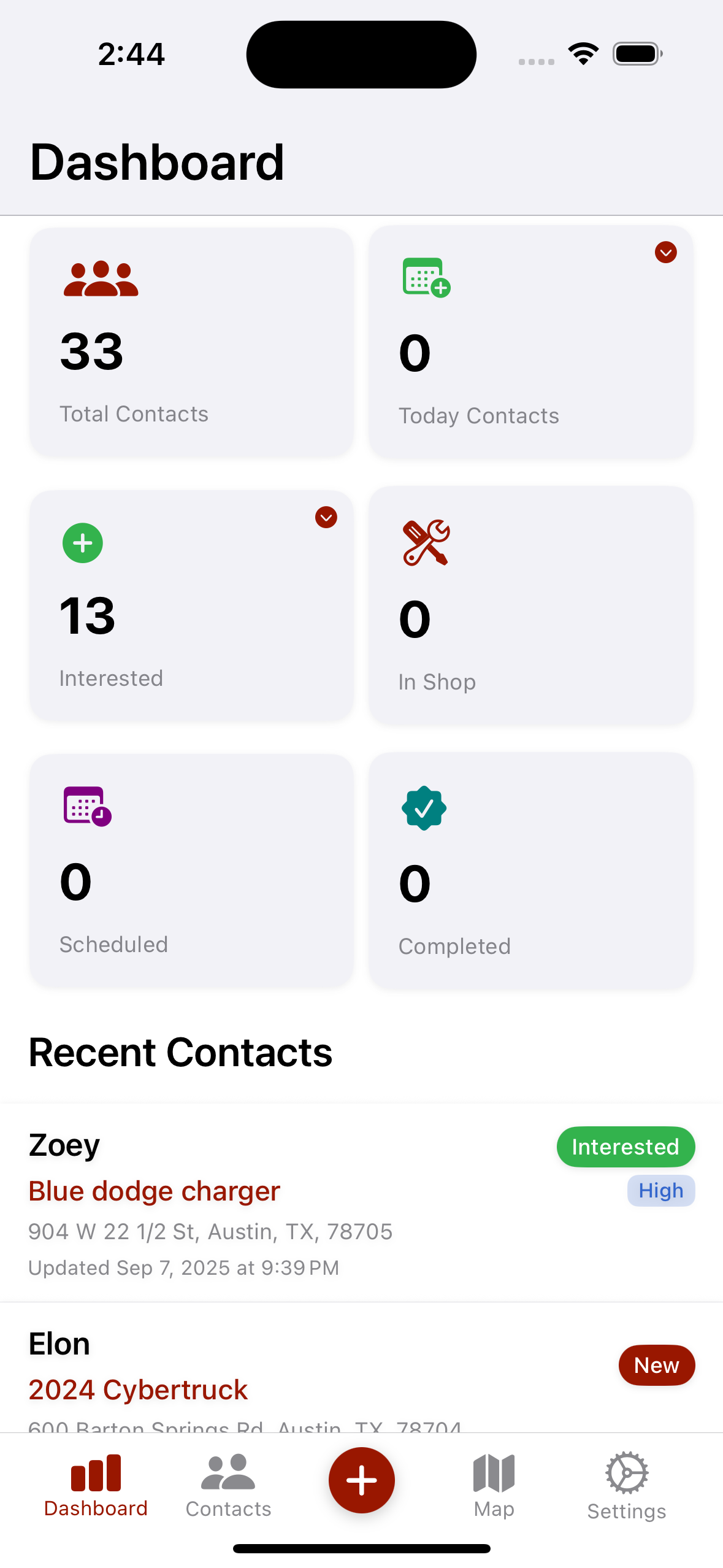 HailMatch Field App Dashboard