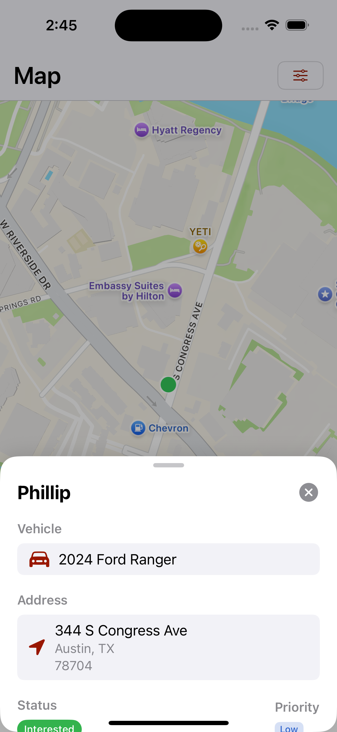 Map View